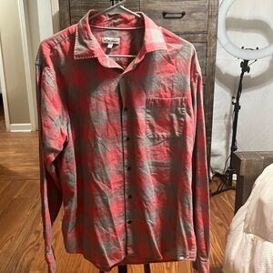 Peter Millar long sleeve flannel shirt size Large
